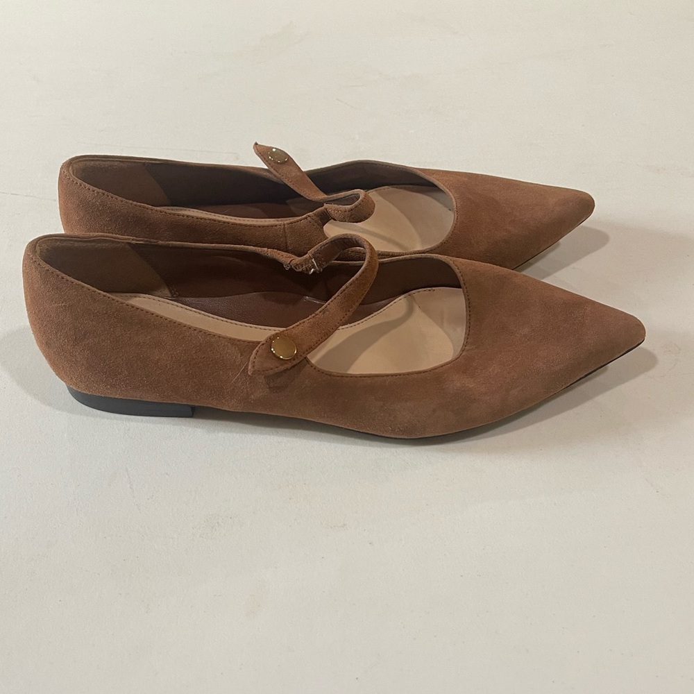 Chic Brown Suede Flats for Women - Picture 8 of 10